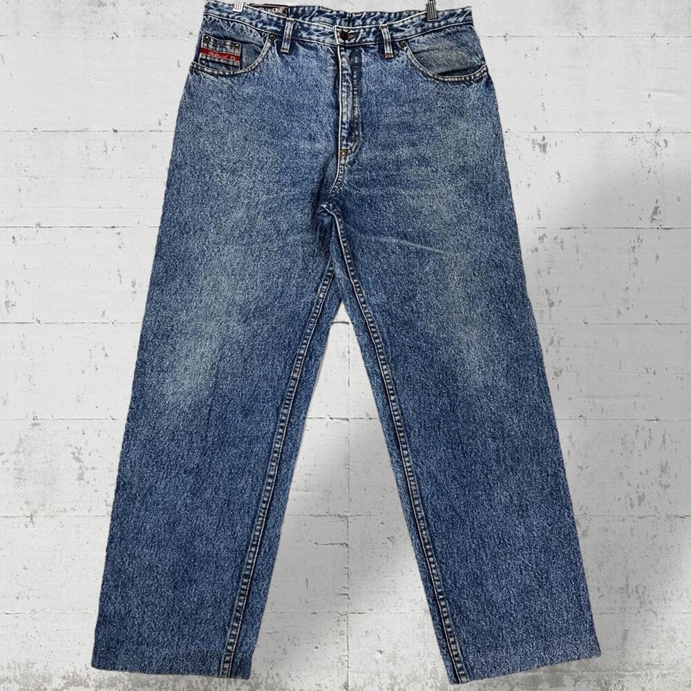 Vintage Diesel Jeans Acid Wash Denim Relaxed Fit Men's Size Waist 36 Y2K